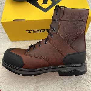Terra Patton 8 inch steel toe safety work boot. Brand New with box and tags!